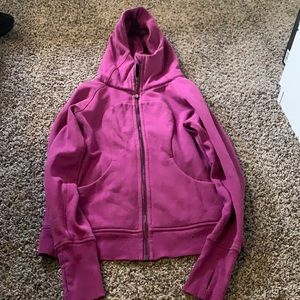 Purple lululemon zip up sweater